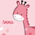 Faire-part Girafe tache - Impression comprise