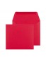 Enveloppe carrée rouge (14 x 12,5 cm)