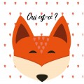 Faire-part renard - Impression comprise